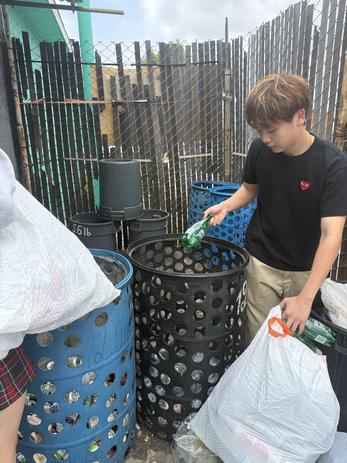 Sorting recyclables