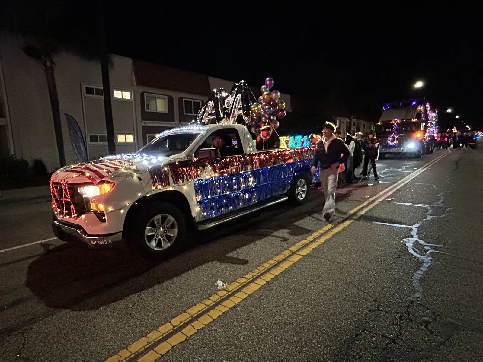The KAYA float along the parade route